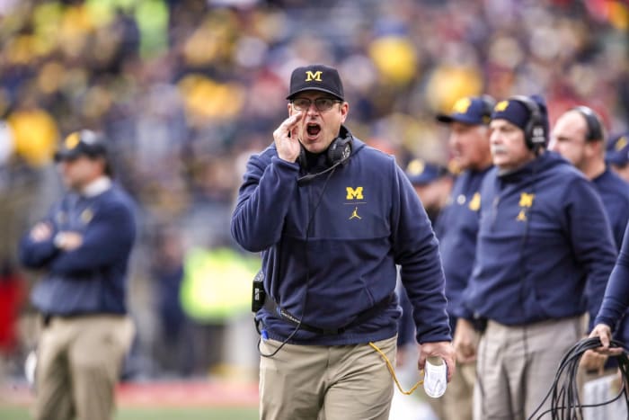 Michigan coach Jim Harbaugh